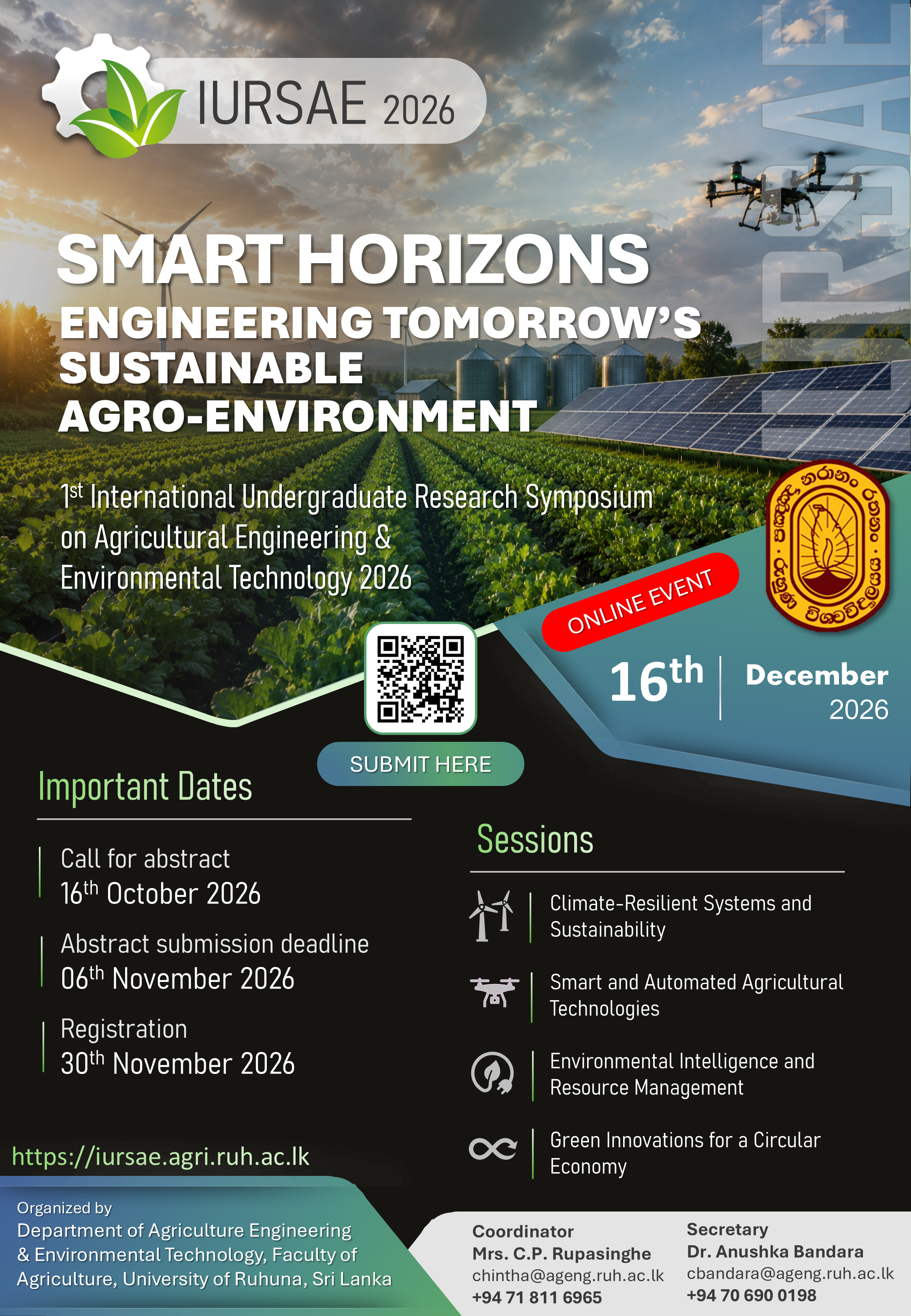 IURSAE 2026 Symposium Flyer